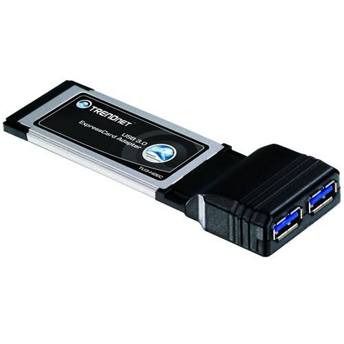 Front Standard. TRENDnet - 2-Port USB 3.0 ExpressCard Adapter.