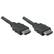 Front Large. Manhattan Products - High Speed HDMI Display Cable - Black.