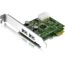Front Large. Aluratek - 2-port USB 3.0 PCI Card Adapter.
