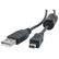 Front Standard. eForCity - USB Data Transfer Cable - Black.