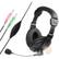 Front Large. eForCity - Headset - Black.