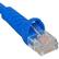Front Large. ICC - CAT 6 Patch Cord, Booted - Blue.