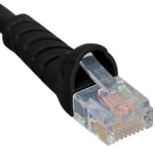 Front Large. ICC - CAT 6 Patch Cord, Booted - Black.