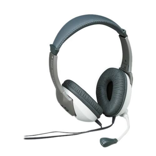 Front Standard. Compucessory - Deluxe Headset - Gray.