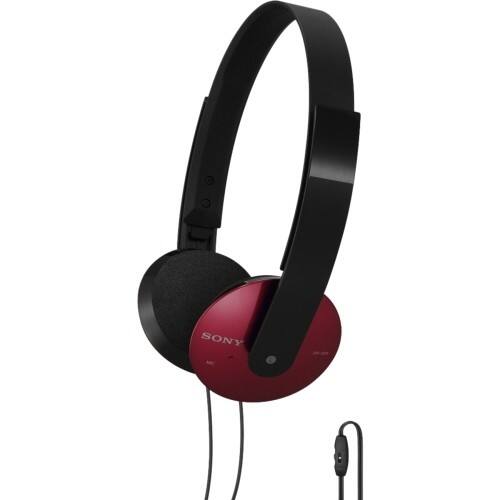 Front Standard. Sony - Headset - Red.