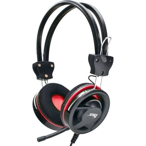 Front Standard. SYBA Multimedia - Red Ring Headset.