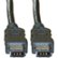 Front Standard. CableWholesale - FireWire Cable - Black.