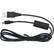 Front Large. eForCity - USB Data Transfer Cable - Black.