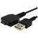 Front Standard. eForCity - USB Data Transfer Cable - Black.