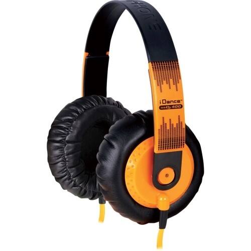 Front Standard. iDance - Headphone - Black, Orange.