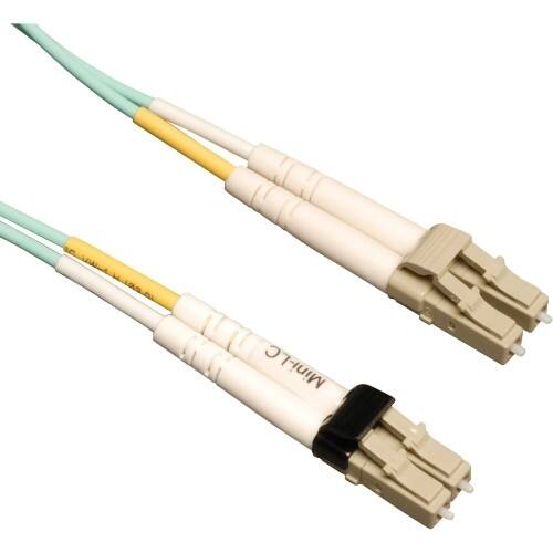 Front Standard. Tripp Lite - Fiber Optic Duplex Patch Cable - Aqua.