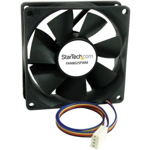 Front Standard. Startech - 80x25mm Computer Case Fan with PWM.