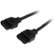 Front Standard. Startech - 12in Latching Round SATA Cable - Black.