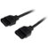 Front Standard. Startech - 6in Latching Round SATA Cable - Black.