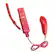 Front Standard. AGPtek - Nintendo Wii Remote Controller and Nunchuk Combo Replacement Red.