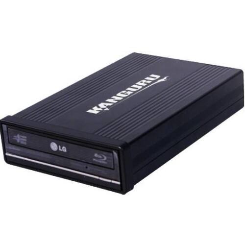 Front Standard. Kanguru - 48x Write/24x Rewrite/48x Read CD - 16x Write DVD External USB 2.0 Blu-ray Writer Drive.