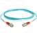 Front Standard. C2G - Fiber Optic Patch Cable - Aqua.