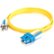 Front Standard. C2G - Fiber Optic Duplex Patch Cable - Yellow.