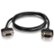 Front Standard. C2G - Serial Cable - Black.