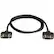Front Large. C2G - Serial Cable - Black.