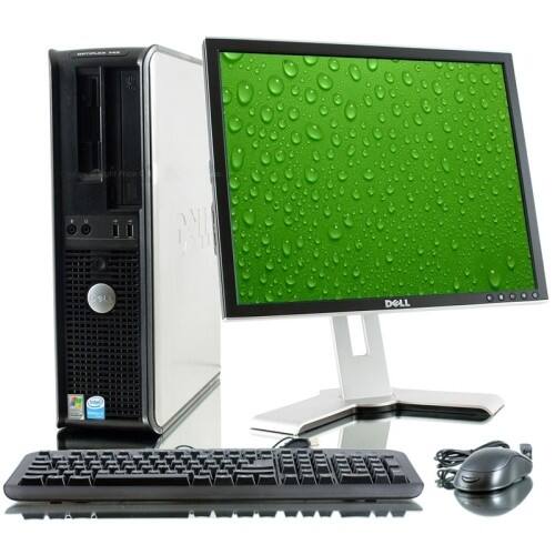 Front Standard. Dell - 17" OptiPlex Desktop Computer - 4 GB Memory - 400 GB Hard Drive.