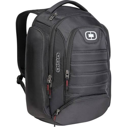 Front Standard. Ogio - METRO II Carrying Case (Backpack) for 17" Notebook - Black.