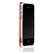 Front Standard. HornetTek - BLAZR Case for iPhone 4, 4S - Pink, Silver.