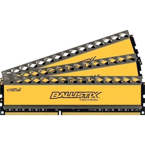 Front Standard. Crucial - Ballistix Tactical 12GB DDR3 SDRAM Memory Module.
