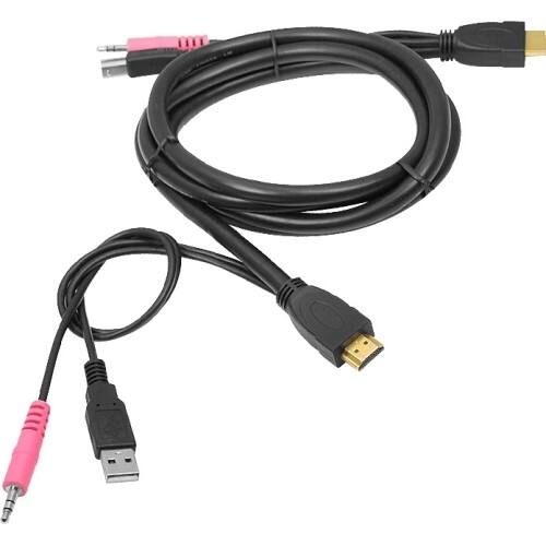 Front Standard. SIIG - USB HDMI KVM Cable with Audio & Mic.