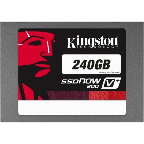 Front Standard. Kingston Technology - SSDNow V+200 240 GB 2.5" Internal Solid State Drive - 1 Pack - Retail.
