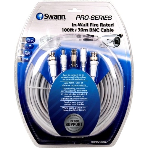  Swann - PRO Video/Power Cable - White