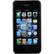 Front Large. Fosmon - Ultra Thin Silicone Case for Apple iPhone 4 / 4S - Black.