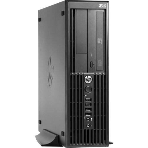 Front Standard. HP - VA811UT Small Form Factor Workstation - 1 x Intel Core i3 i3-2120 3.30 GHz - Jack Black.