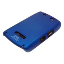 Front Large. Fosmon - Cozip Soft Polycarbonate Slim Case for BlackBerry Storm 9530 - Blue.