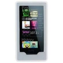 Front Large. Fosmon - Translucent Silicone Digital Case For Microsoft Zune HD - Clear.
