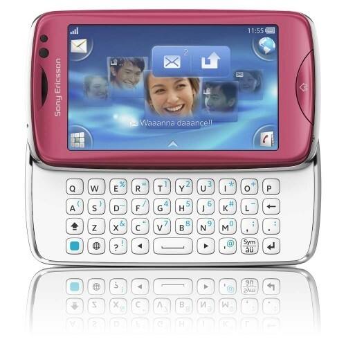 Front Standard. Sony Mobile Communications - Cellular Phone 2.75G - Pink.