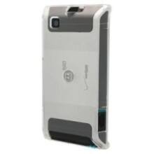 Front Large. Fosmon - Carrying Case Protector for Motorola DEVOUR A555 - Clear.