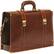 Front Standard. Floto - Trastevere Carrying Case (Briefcase) for 17" Notebook, Travel Essential - Vecchio Brown.