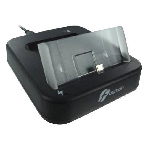 Front Standard. Fosmon - T-Mobile HD2 USB Sync Charge Desktop Docking Cradle with Second Battery Charger Slot.