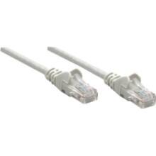 Front Large. Intellinet - Cat.5e UTP Patch Cable - Gray.
