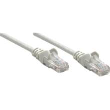 Front Large. Intellinet - Cat.5e UTP Patch Cable - Gray.