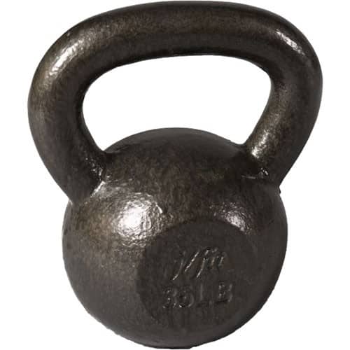 Front Standard. j/fit - Cast Iron Kettlebell- 35lb.