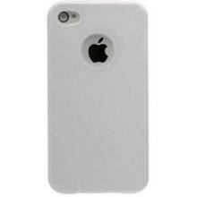 Front Large. Fosmon - Rubberized Carrying Case Protector for Apple iPhone 4 - White.