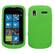 Front Large. Fosmon - Protective Silicone Case For Samsung Focus i917 - Green.