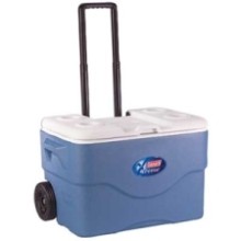 coleman 75 qt wheeled cooler