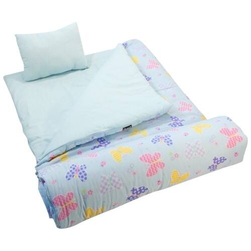 Front Standard. Wildkin - Olive Kids Butterfly Garden Sleeping Bag.