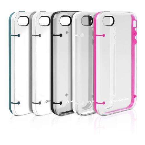 Front Standard. Marware - DuoShell iPhone 4/4S Case - Black.