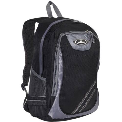 Front Standard. Everest - Carrying Case (Backpack) for Travel Essential, - Dark Gray.