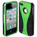 Front Large. Cimo - Hard Slim-Fit Bumper Case for Apple iPhone 4 / 4S (AT&T, Sprint, Verizon) - Green.