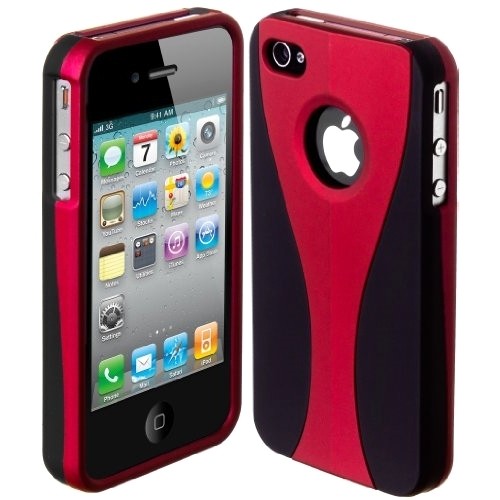 Avondeten Verlaten . Best Buy: Cimo Hard Slim-Fit Bumper Case for Apple iPhone 4 / 4S (AT&T,  Sprint, Verizon) Red iPhone4 Threepc Red